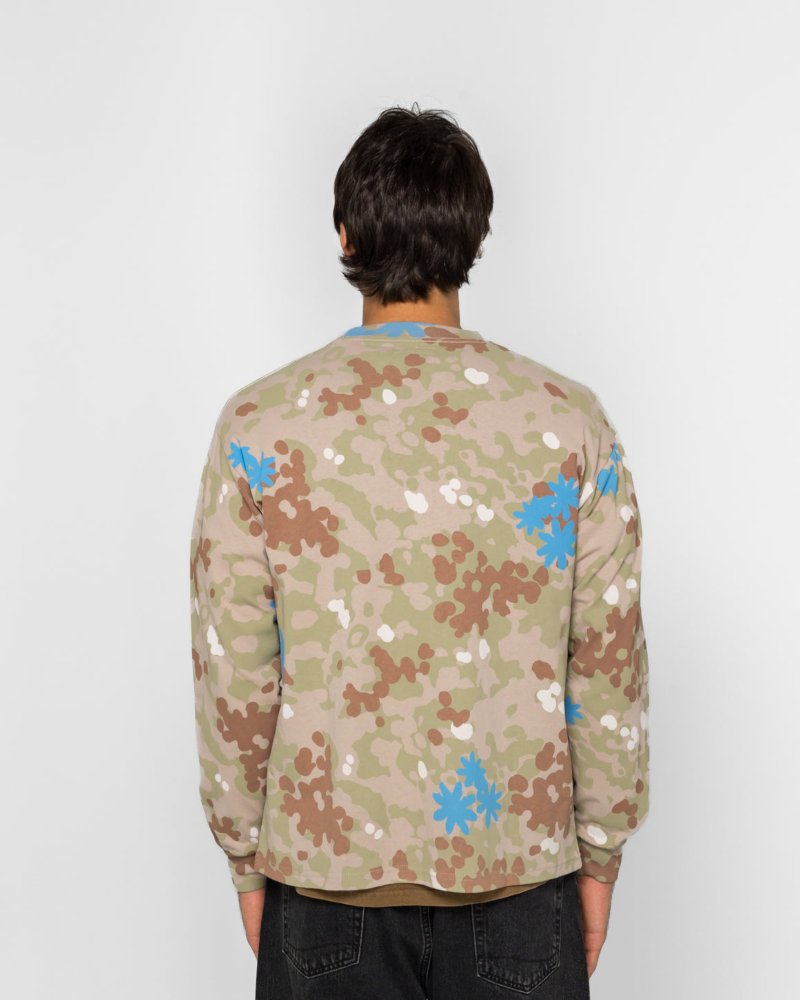 Ecstatic Research - Camo L/S T-Shirt - Camo - UP THERE