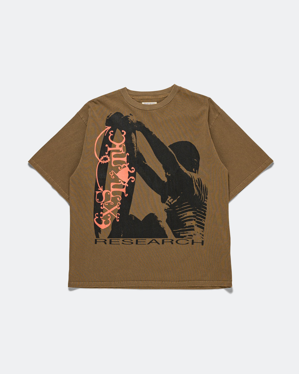 Ecstatic Research - Come Down T-Shirt - Brown - UP THERE