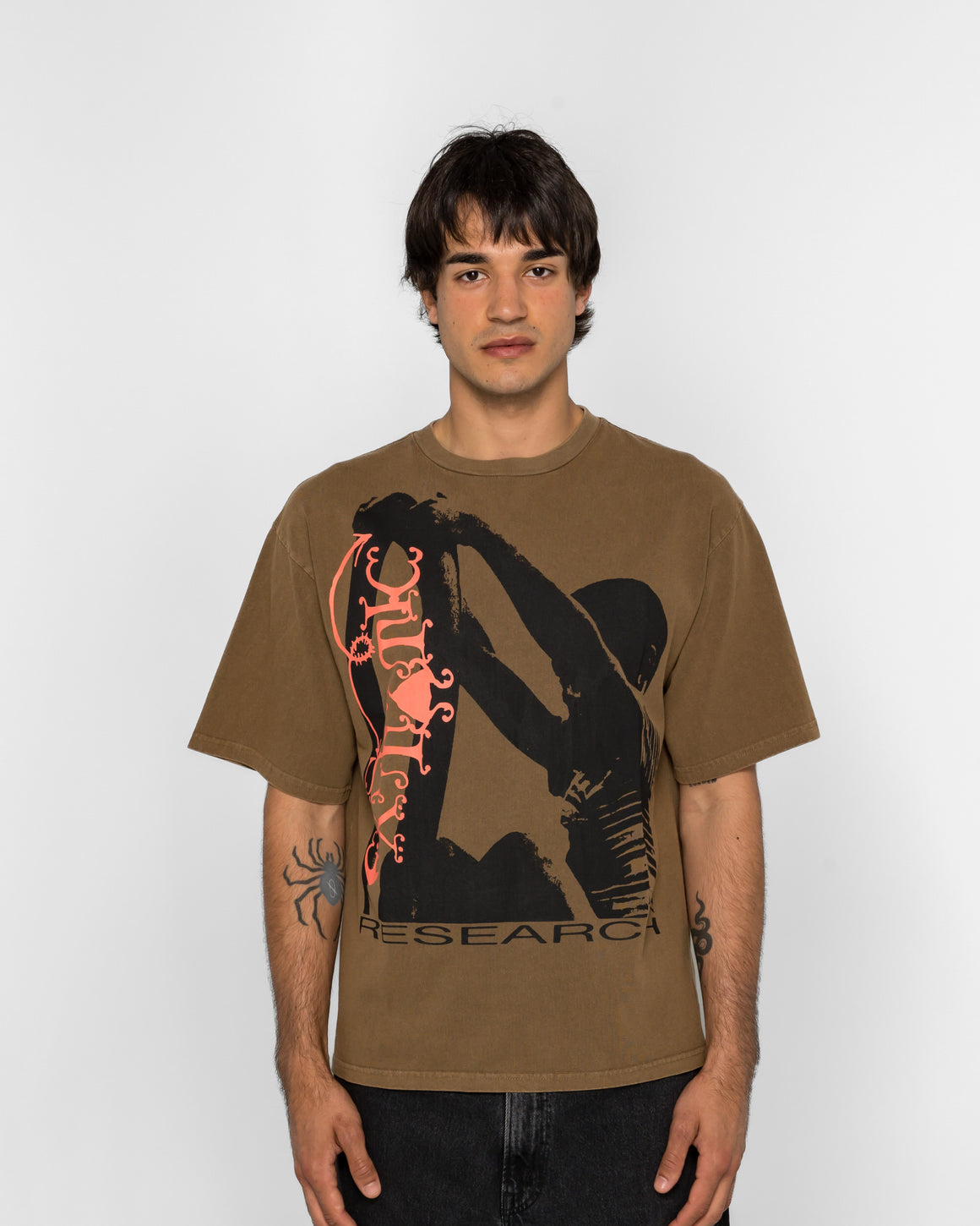 Ecstatic Research - Come Down T-Shirt - Brown - UP THERE