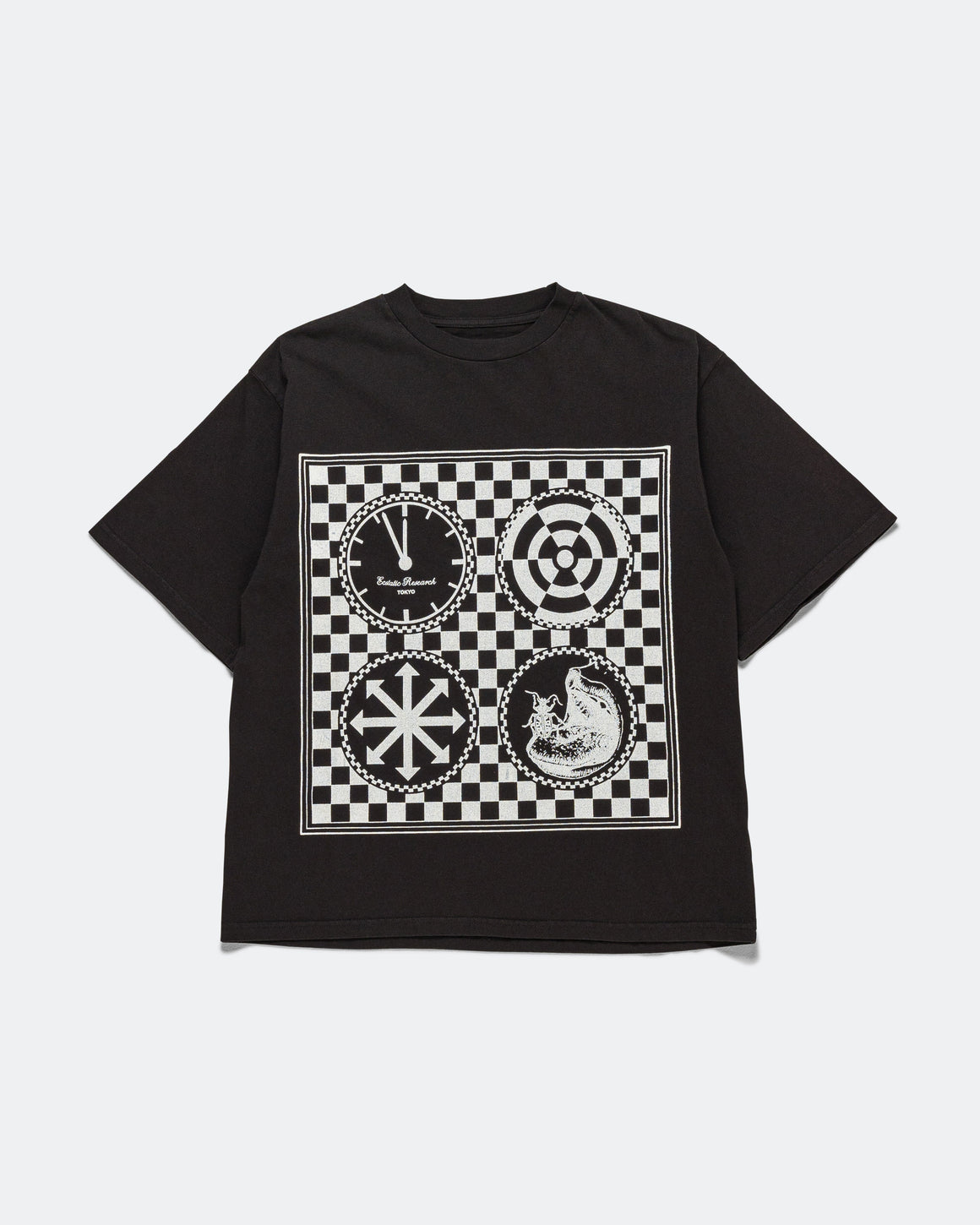 Ecstatic Research - Guide T-Shirt - Black - UP THERE