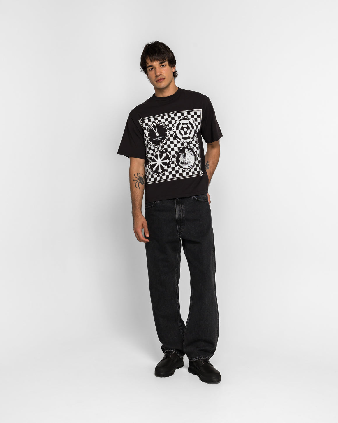 Ecstatic Research - Guide T-Shirt - Black - UP THERE