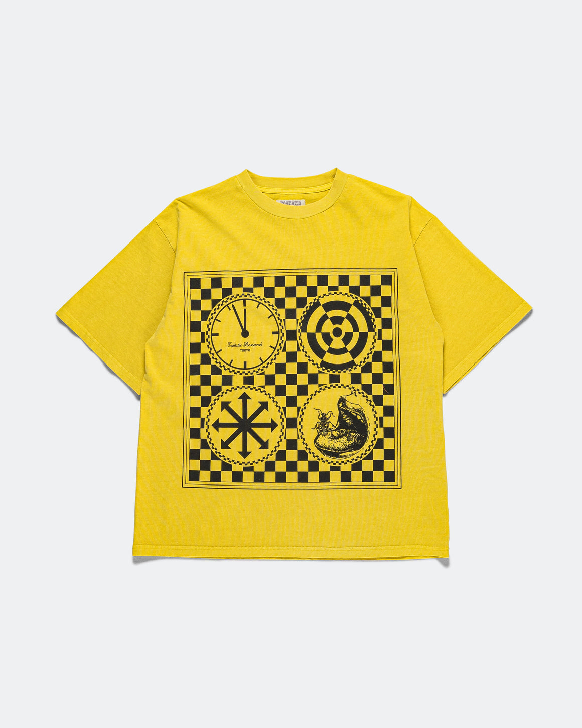 Ecstatic Research - Guide T-Shirt - Yellow - UP THERE