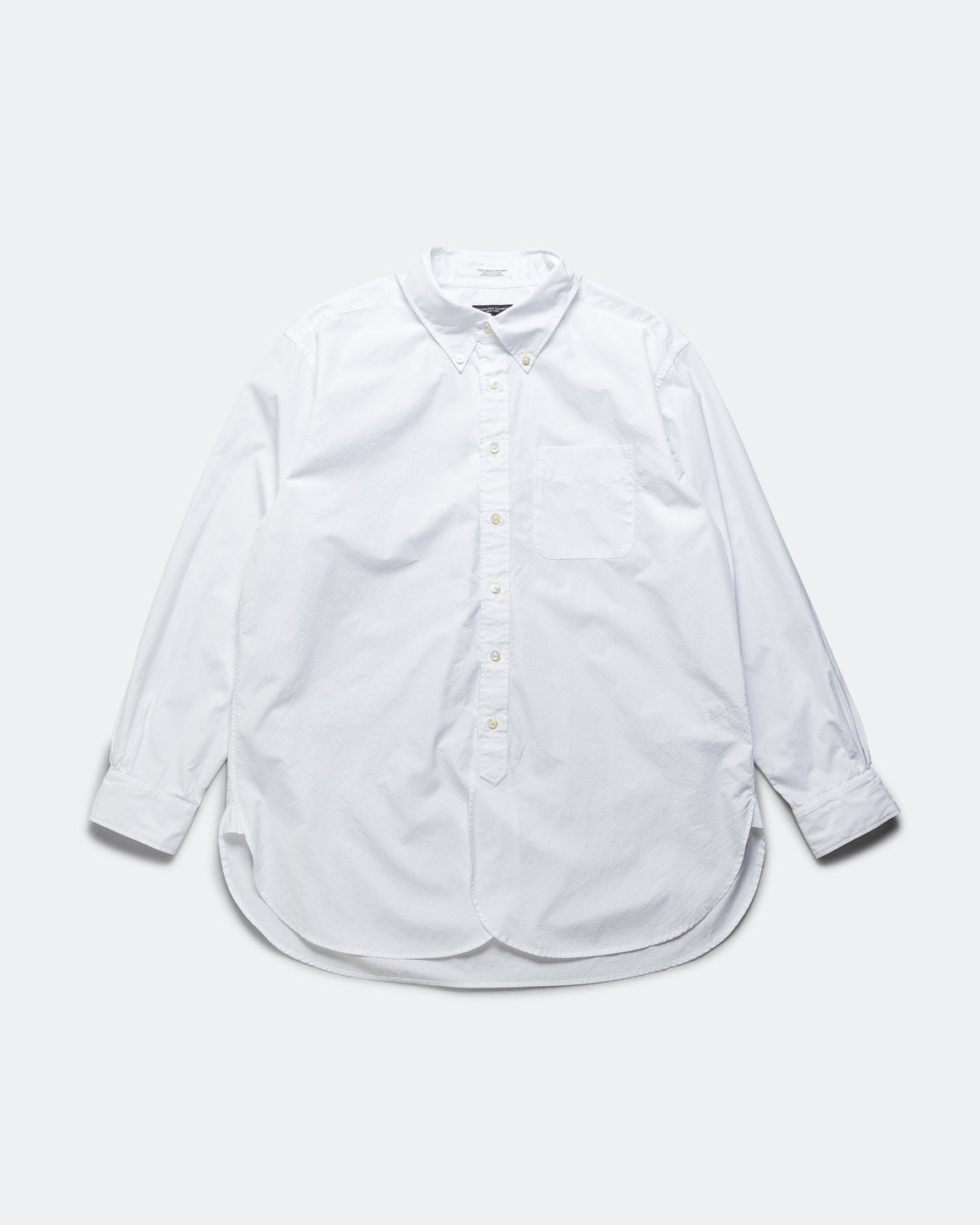Engineered Garments - 19 Century BD Shirt -  White 100's 2Ply Broadcloth - UP THERE
