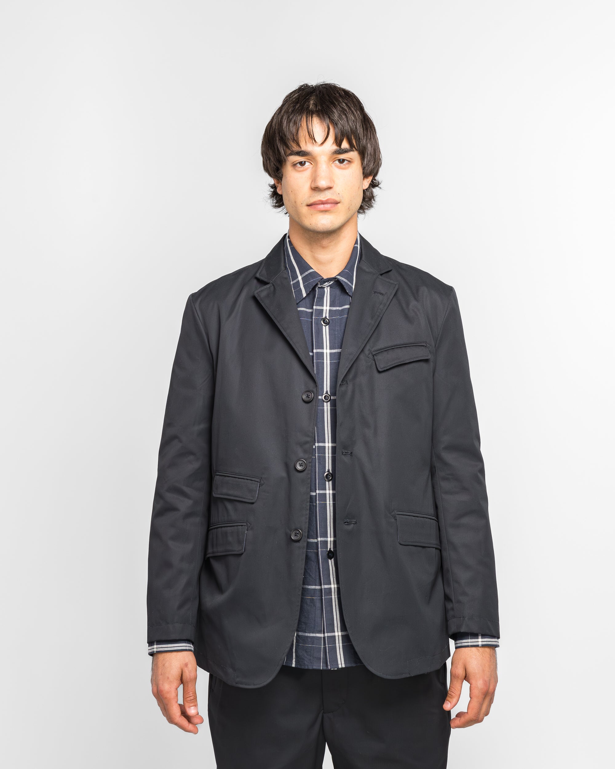 極美品ENGINEERED GARMENTS Andover Jacket L Engineered Garments - Andover Jacket - Dark Navy Cotton Ventile