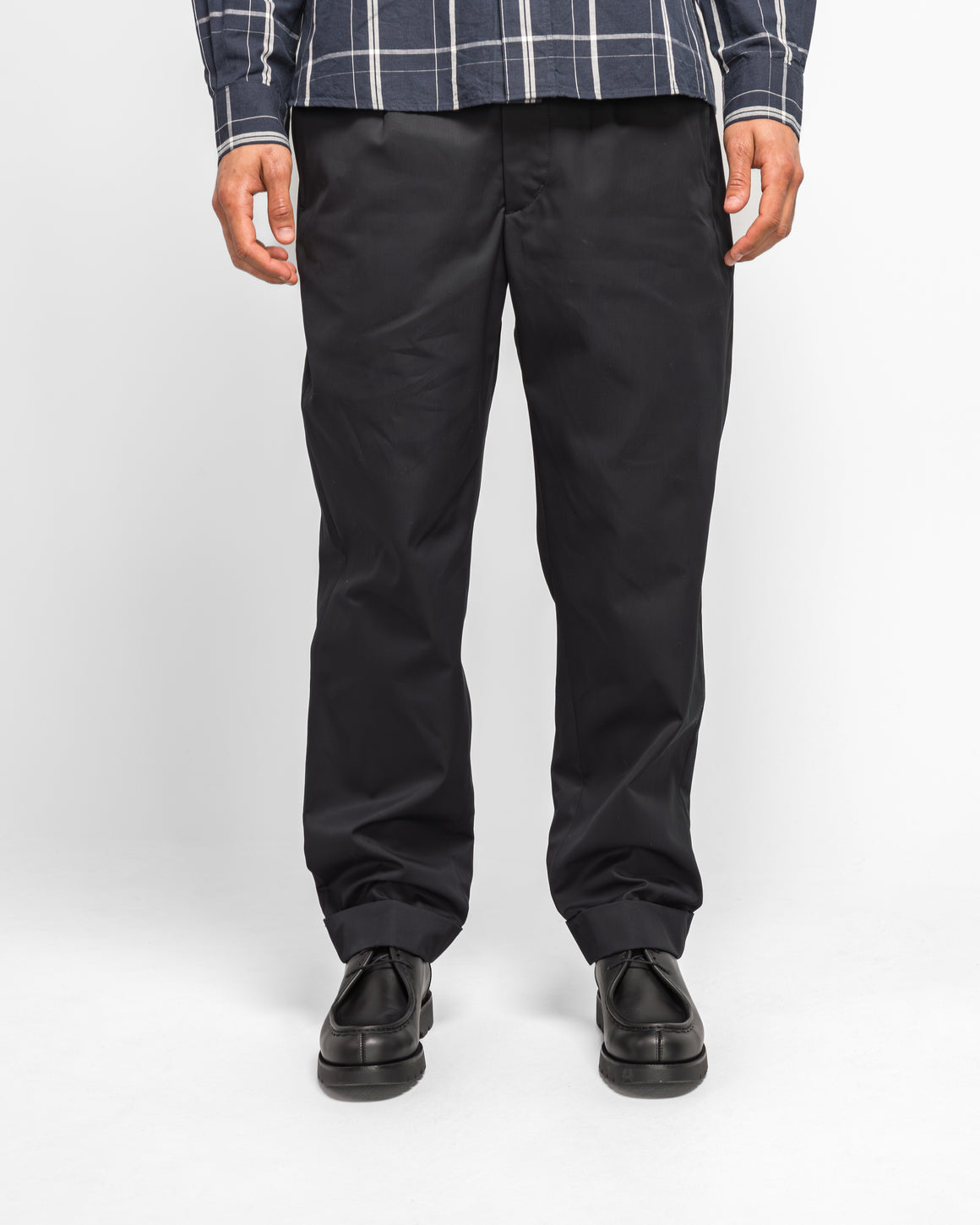 Engineered Garments - Andover Pants - Dark Navy Cotton Ventile Twill - UP THERE