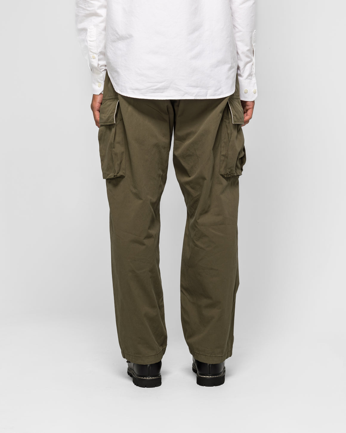 Engineered Garments - FA Pant - Olive Cotton Sanded Cloth - UP THERE