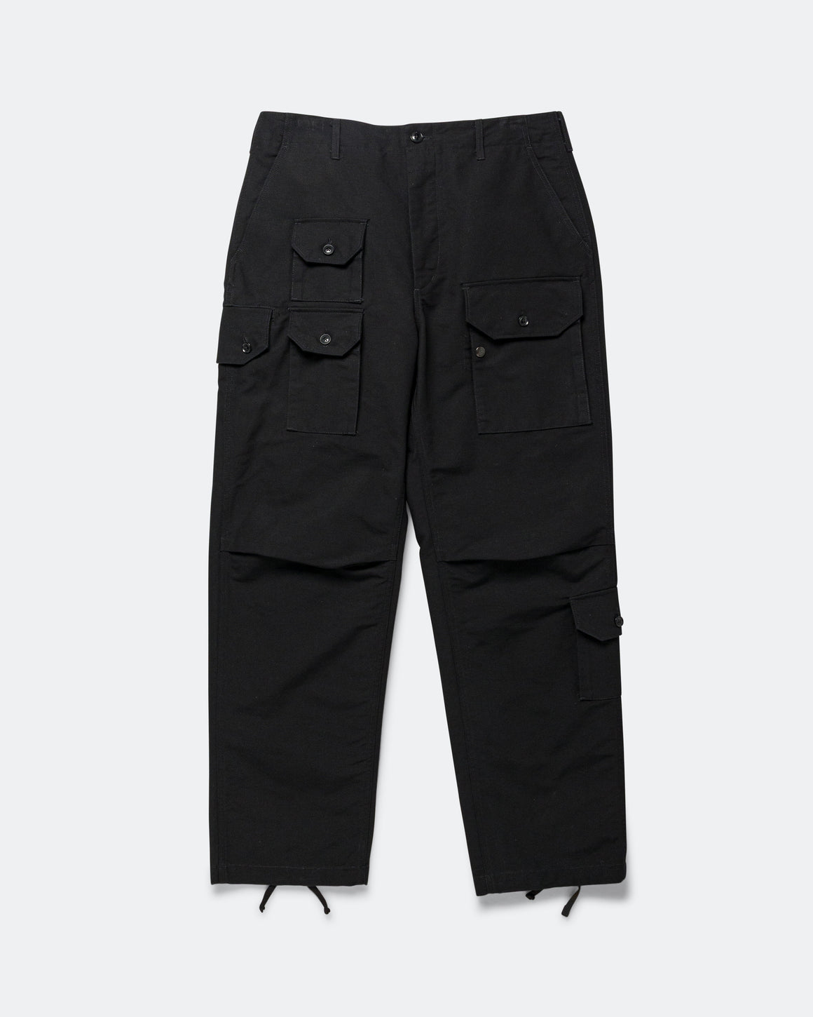 Engineered Garments - Flight Pant - Black Cotton Double Cloth - UP THERE