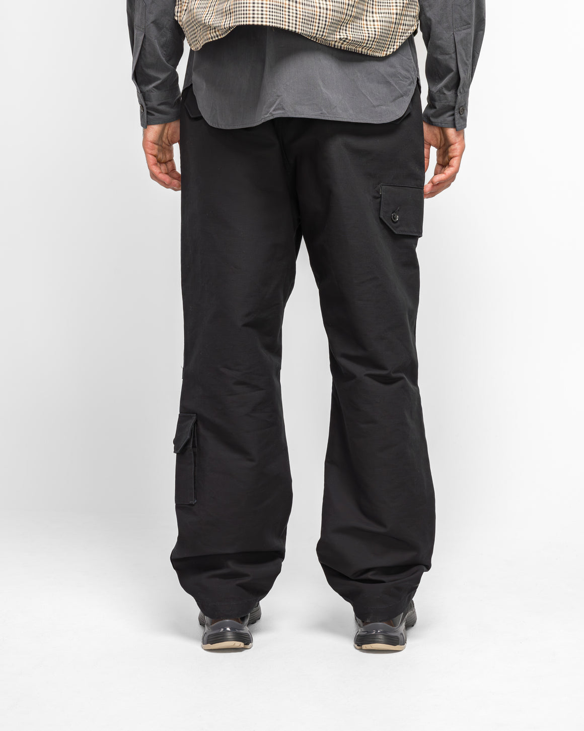 Engineered Garments - Flight Pant - Black Cotton Double Cloth - UP THERE