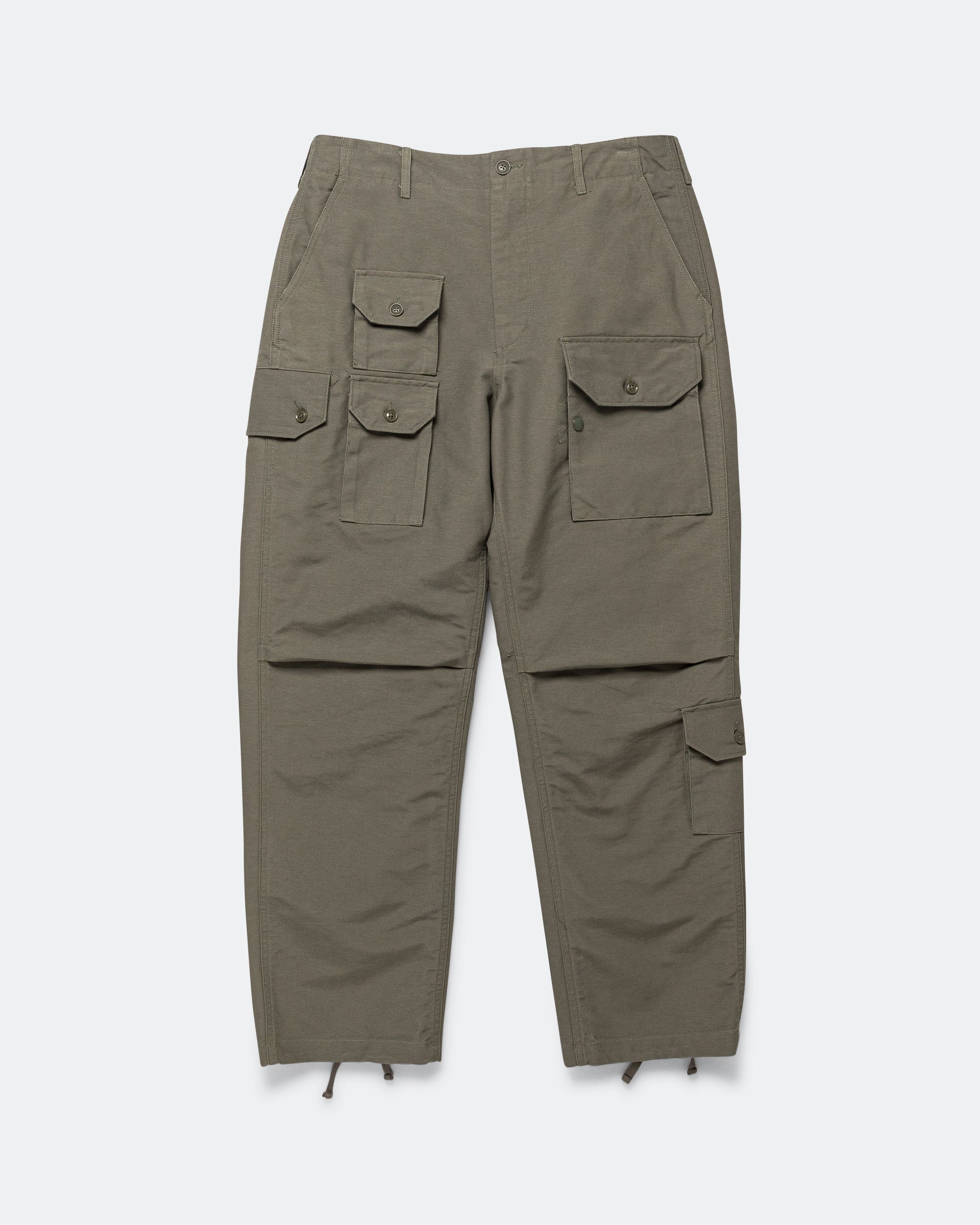 Engineered Garments - Flight Pant - Olive Cotton Double