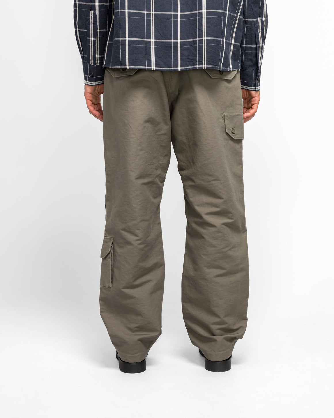 Engineered Garments - Flight Pant - Olive Cotton Double Cloth - UP THERE
