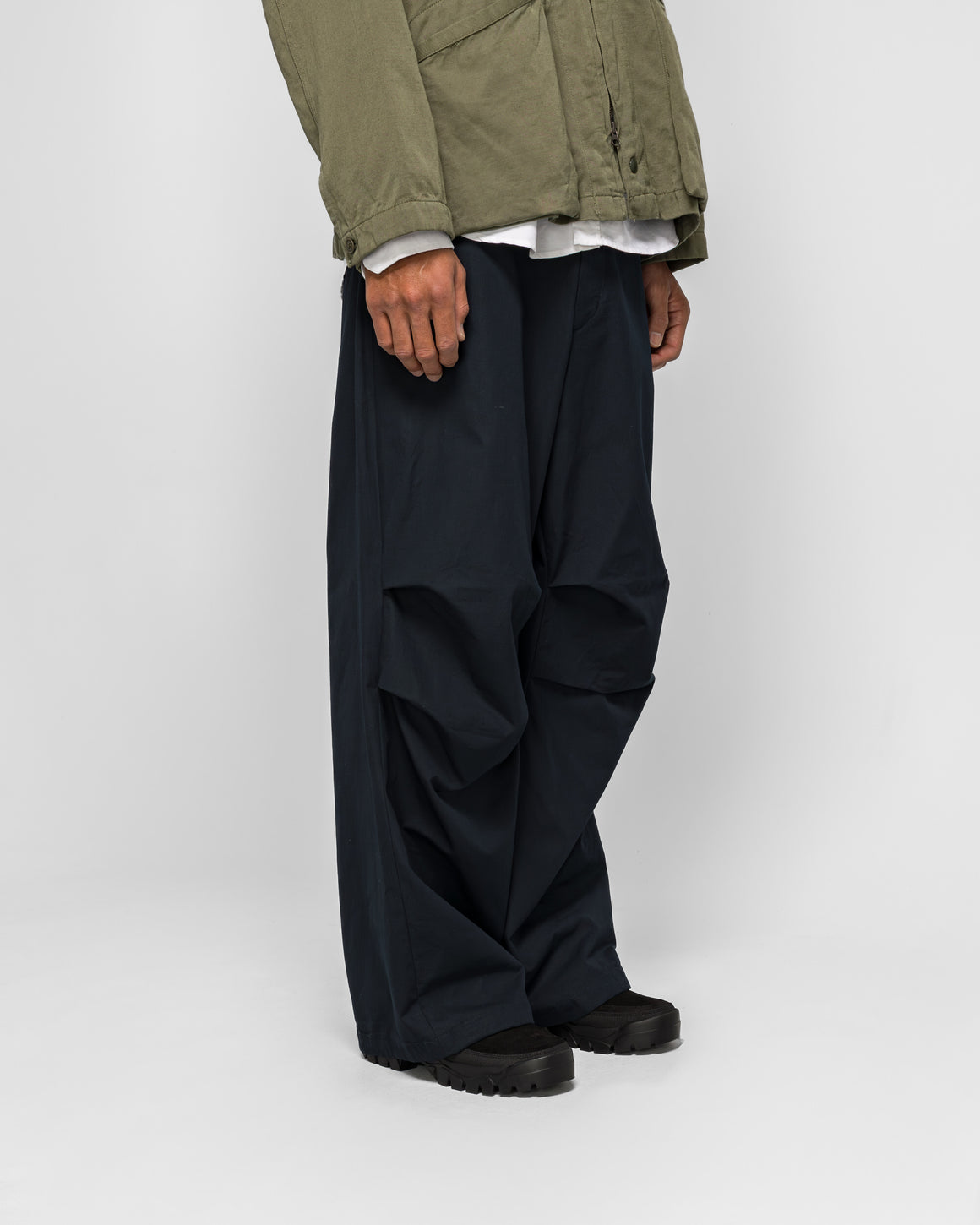 Engineered Garments - Over Pant - Dark Navy Cotton Heavy Poplin