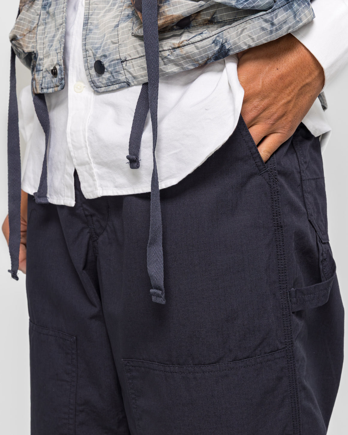 Engineered Garments - Painter Pant - Dark Navy Cotton Ripstop - UP THERE