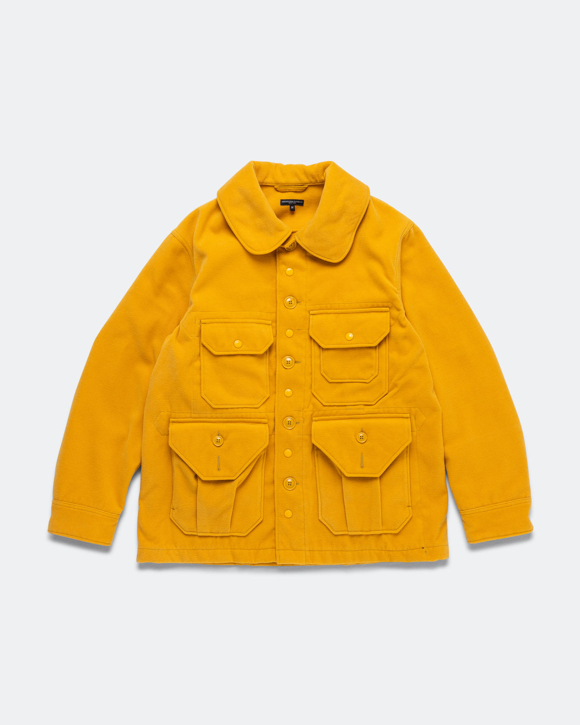 Engineered Garments - Cruiser Jacket - Gold Polyester Fake Melton - UP THERE