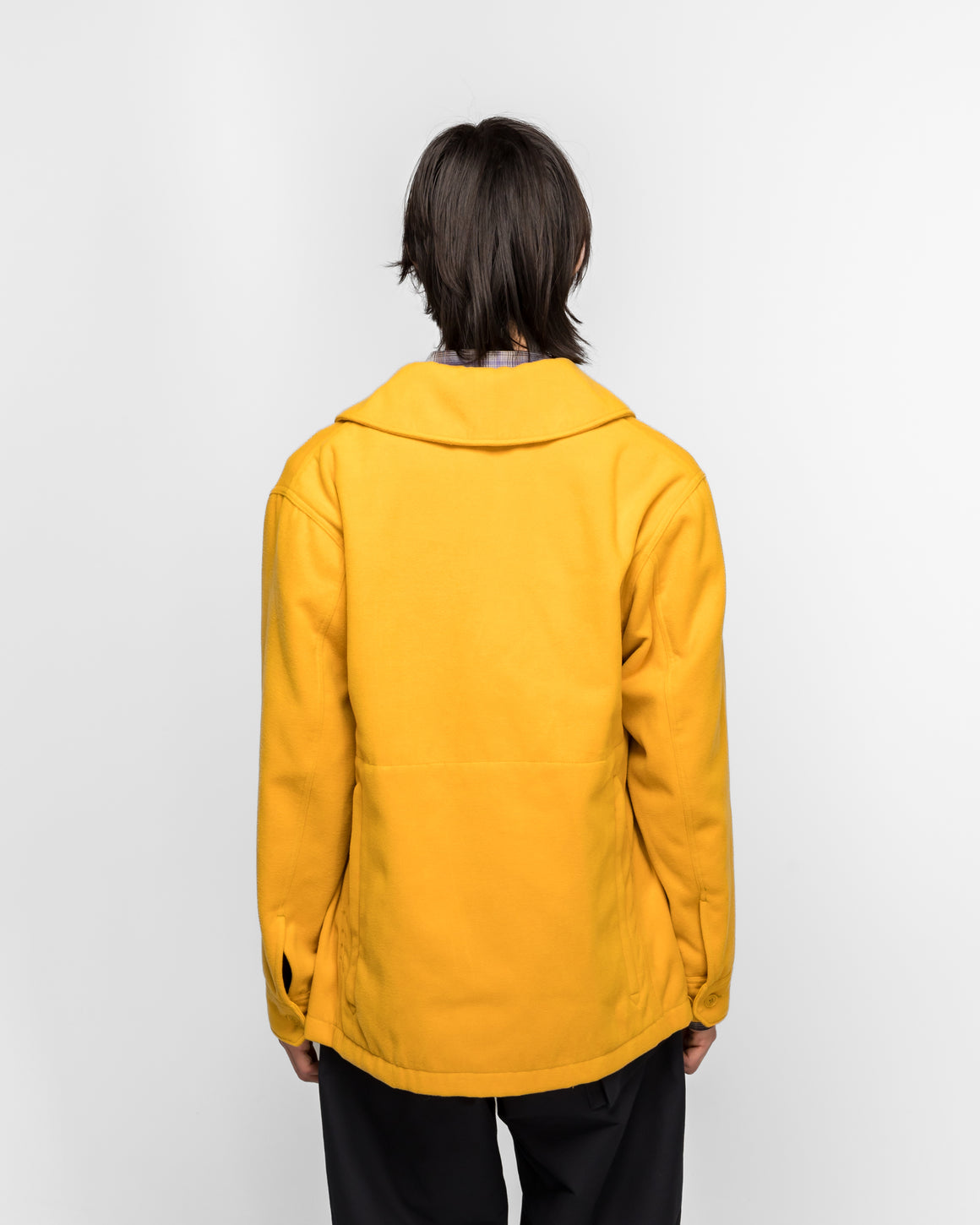 Engineered Garments - Cruiser Jacket - Gold Polyester Fake Melton - UP THERE