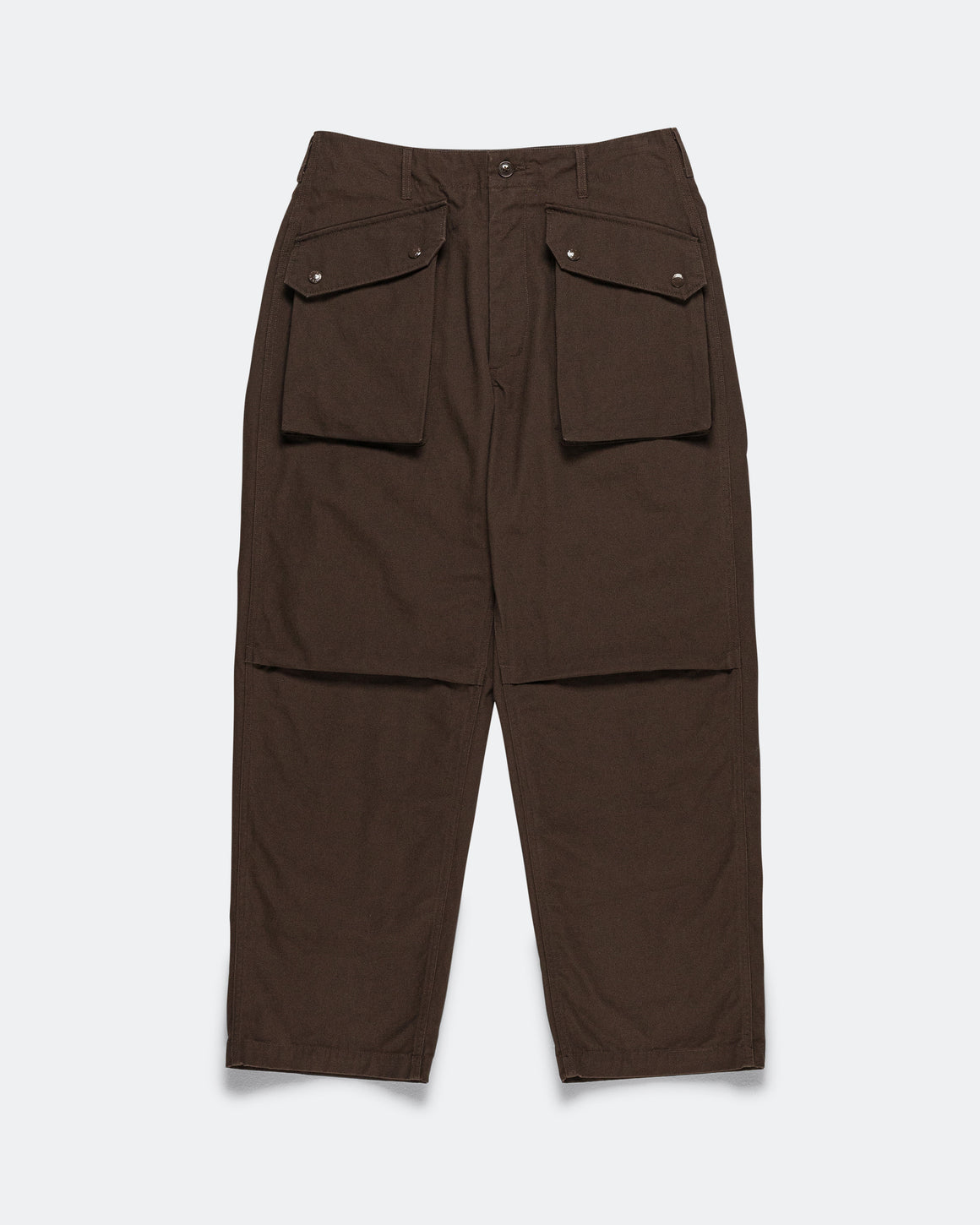 Engineered Garments - Norwegian Army Pant - Dk.Brown Heavyweight Cotton Ripstop - UP THERE