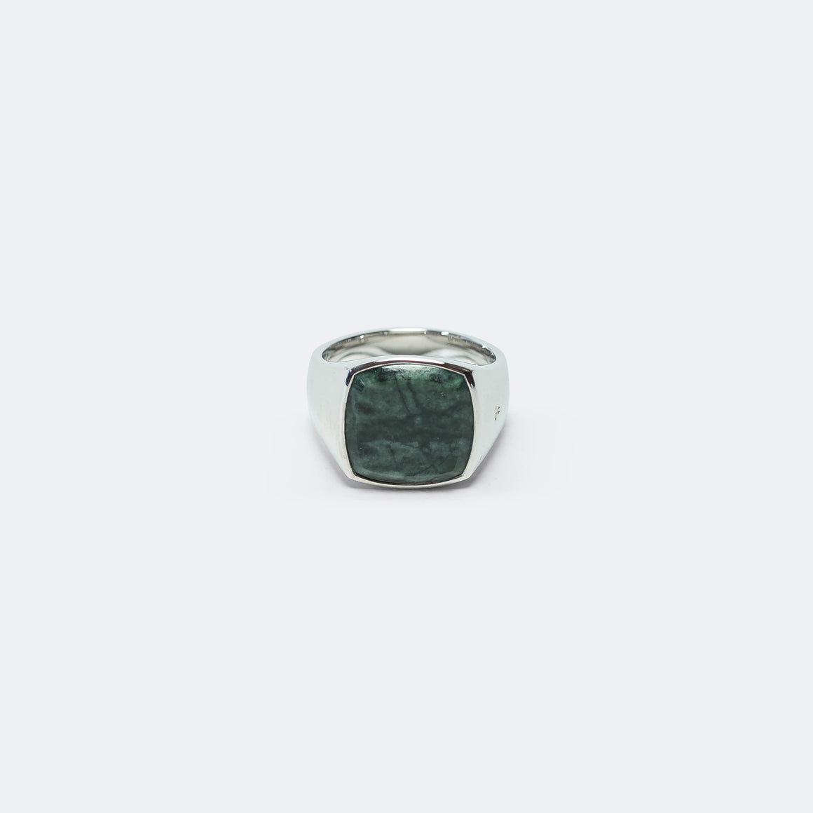 Tom Wood - Cushion Ring - Green Marble - UP THERE