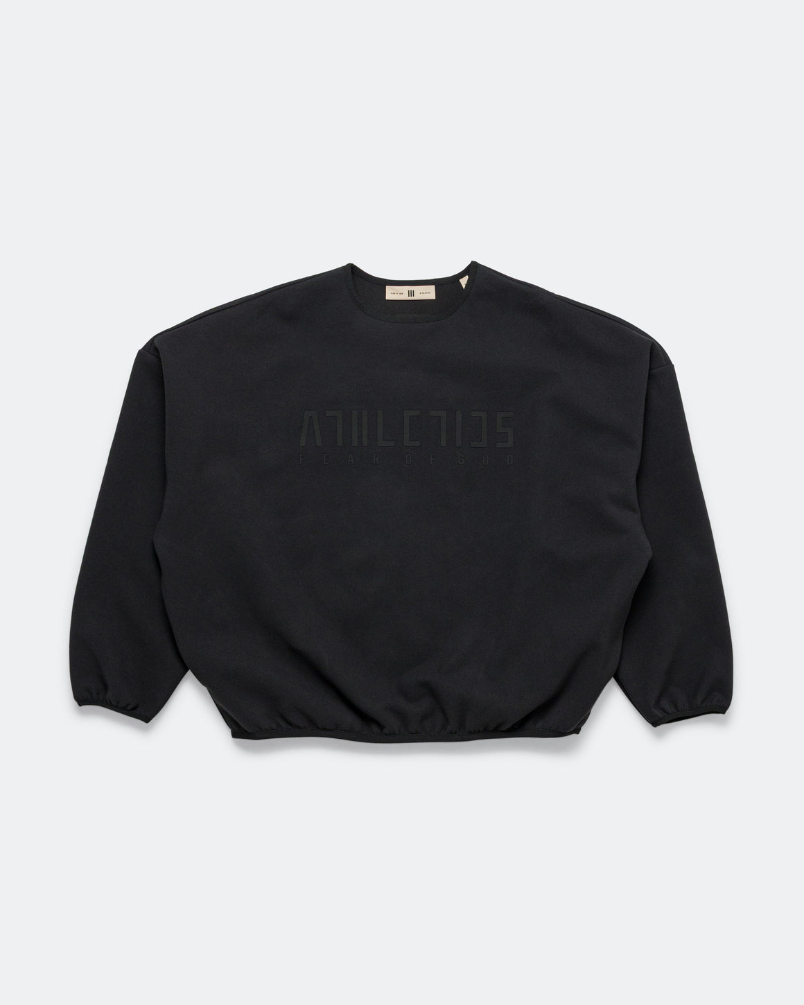 adidas - Athletics Suede Fleece Crewneck - Black - UP THERE