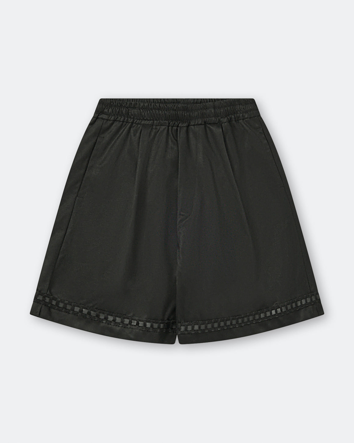 For The Homies - Braided Relax Short - Black - UP THERE