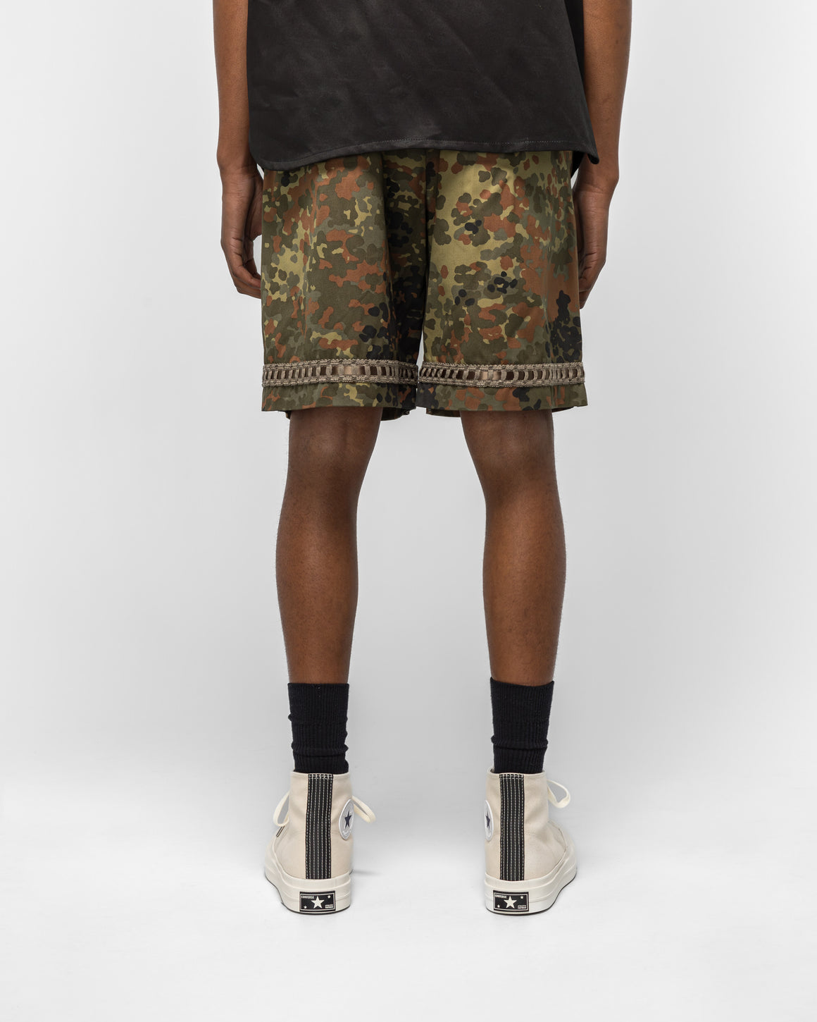 For The Homies - Braided Relax Short - Camo - UP THERE