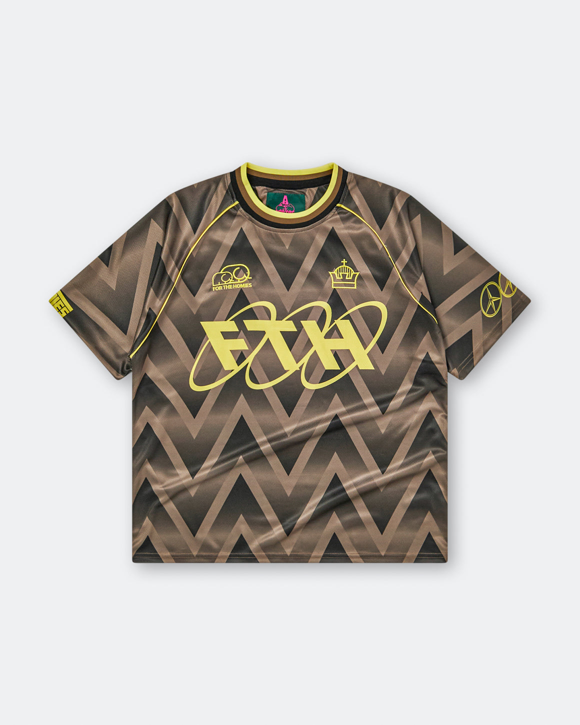 For The Homies - Bruised Soccer Jersey - Army - UP THERE