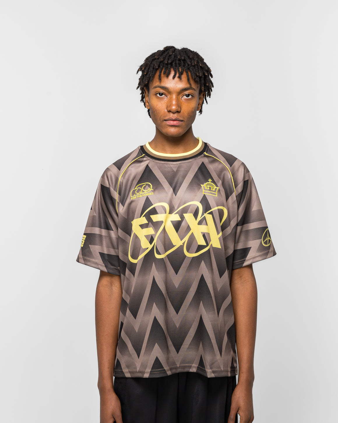 For The Homies - Bruised Soccer Jersey - Army - UP THERE