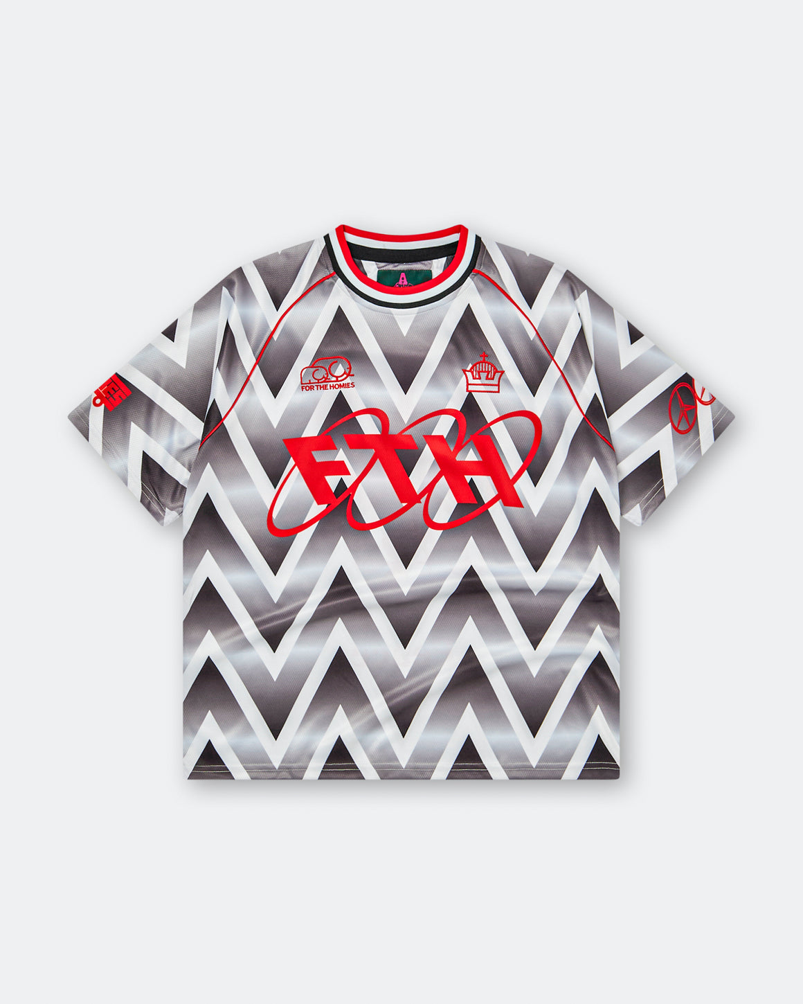 For The Homies - Bruised Soccer Jersey - White - UP THERE