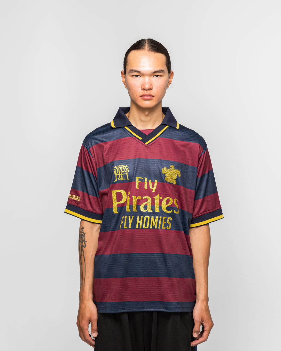 For The Homies - Fly Pirates Jersey - Navy - UP THERE