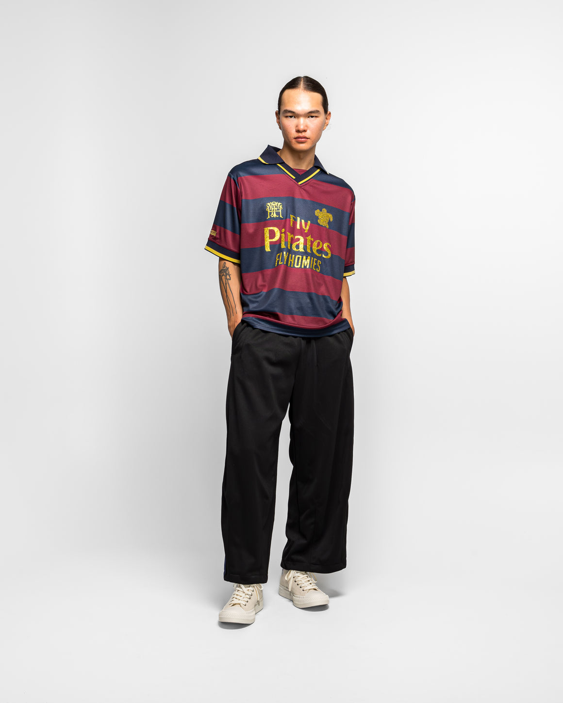 For The Homies - Fly Pirates Jersey - Navy - UP THERE