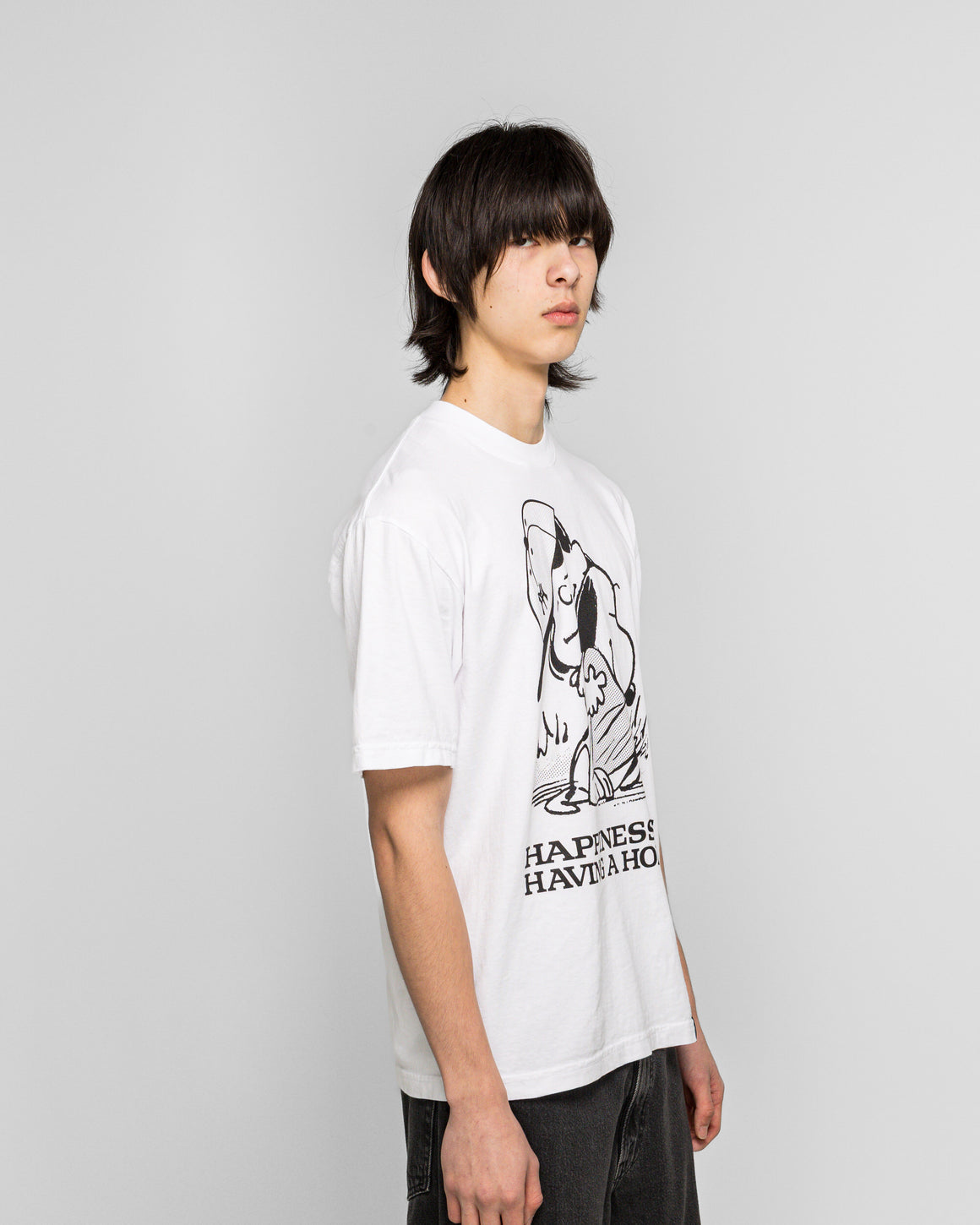 For The Homies - Happiness is Having a Homie T-Shirt - White - UP THERE