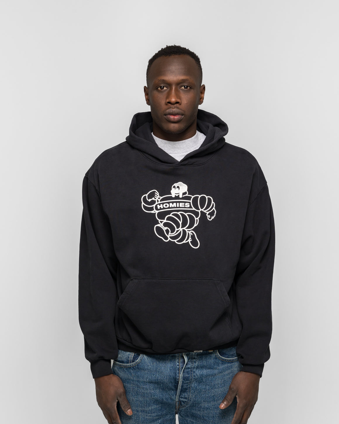 For The Homies - Metal Face Pullover Sweat - Black - UP THERE
