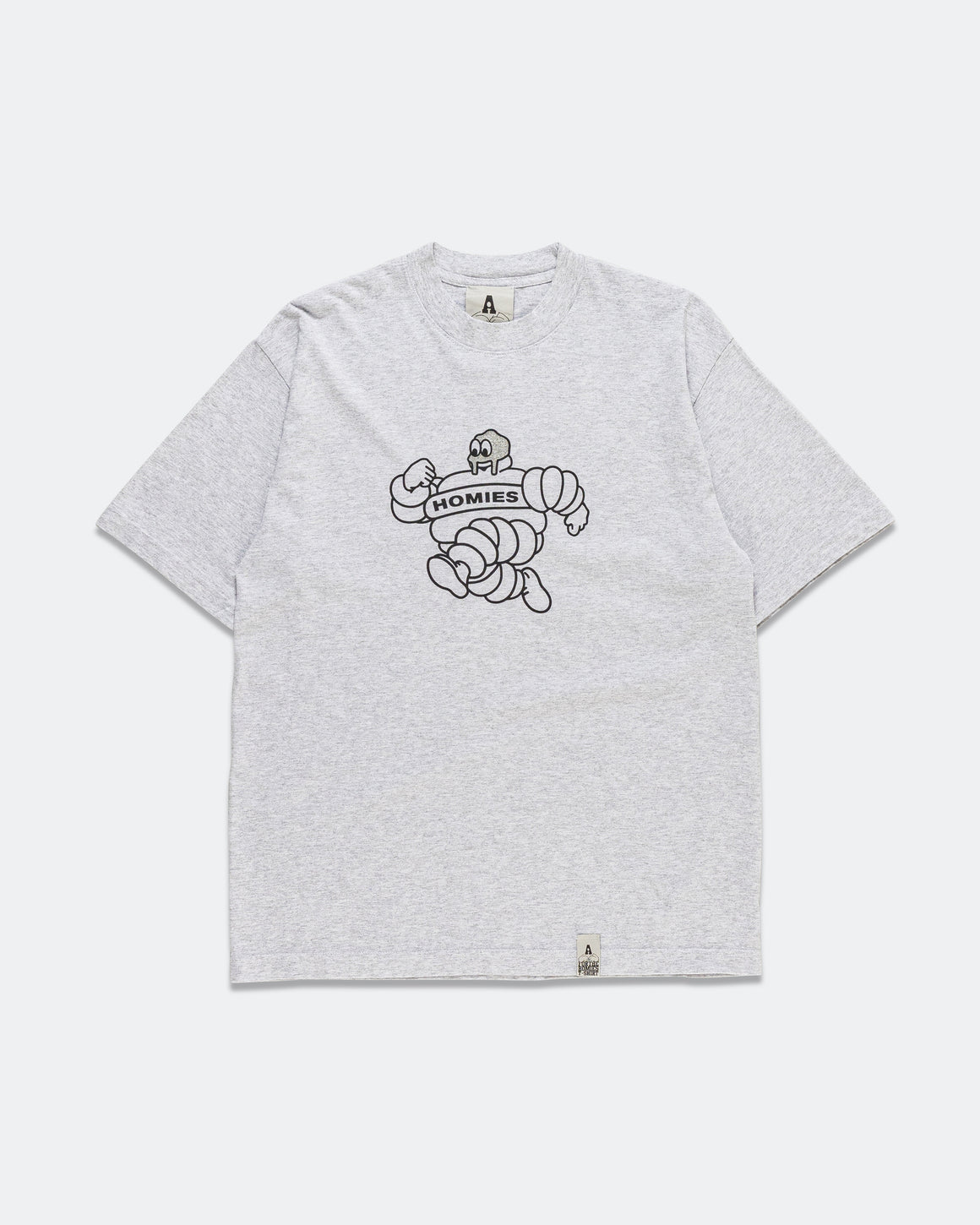 For The Homies - Metal Face T-Shirt - White - UP THERE