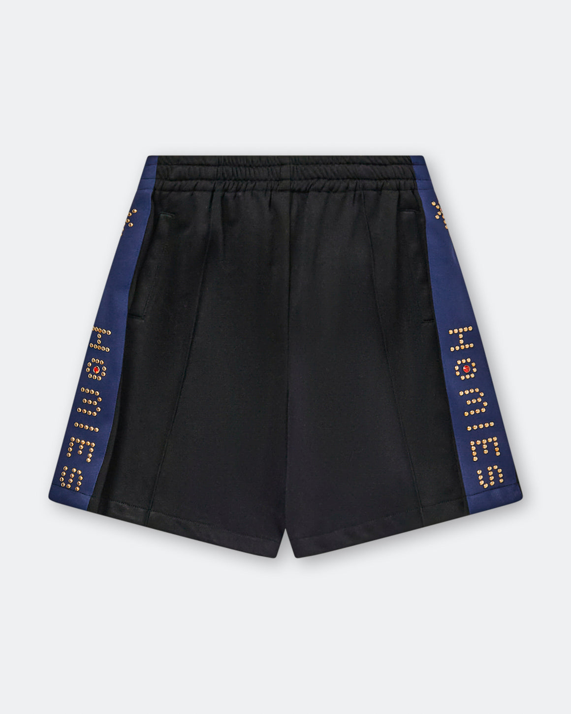 For The Homies - Studded Track Short - Black - UP THERE