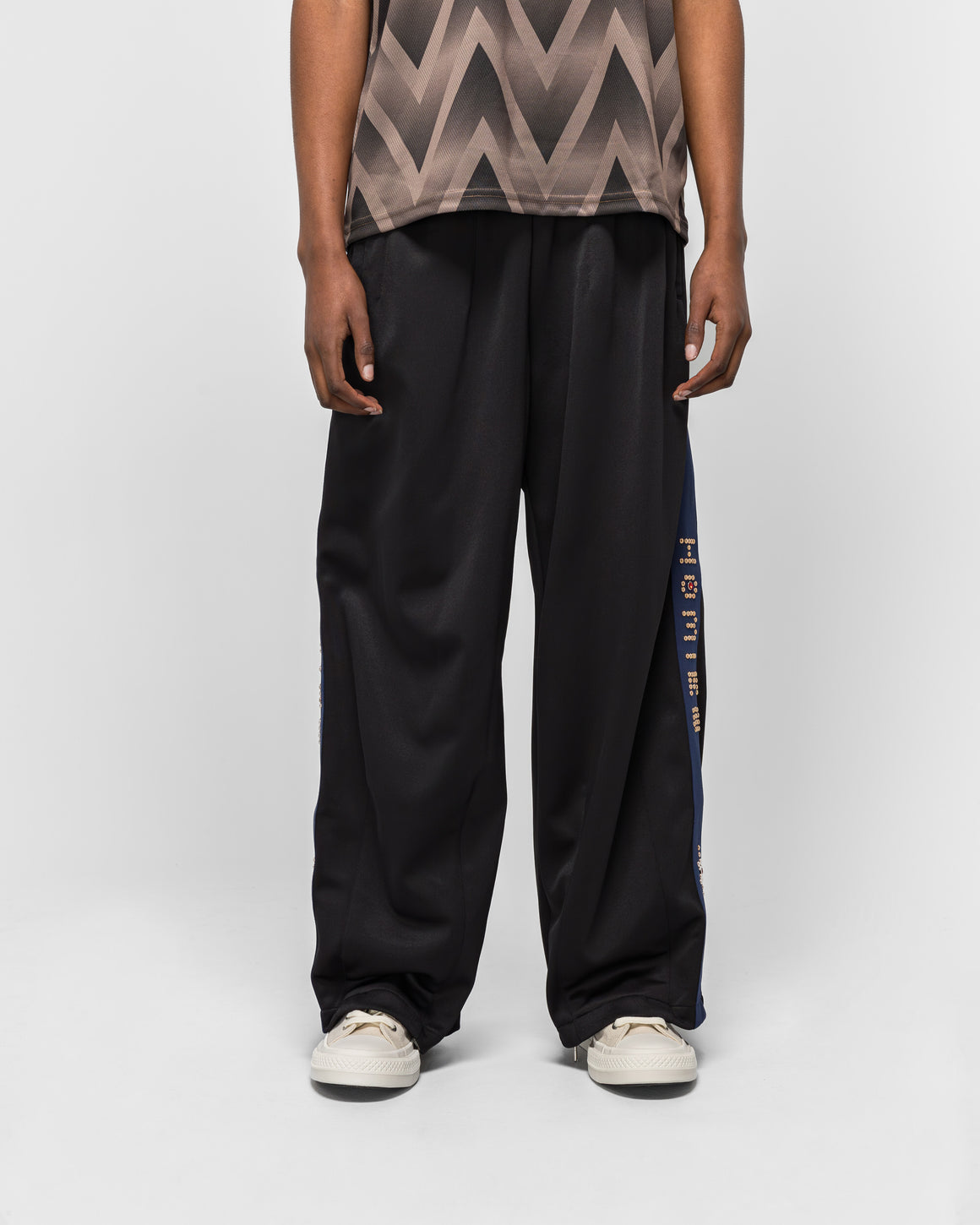 For The Homies - Studded XXTRA Baggy Pant - Black - UP THERE