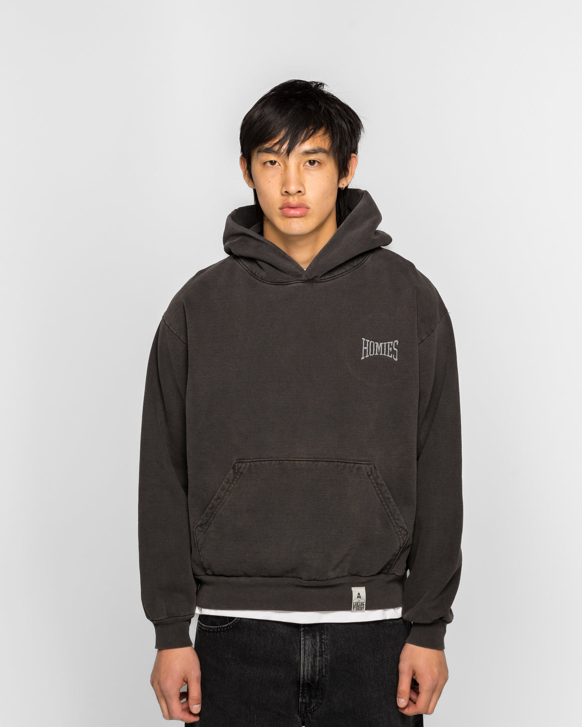 For The Homies - Tyson Pullover Sweat - Vintage Black - UP THERE
