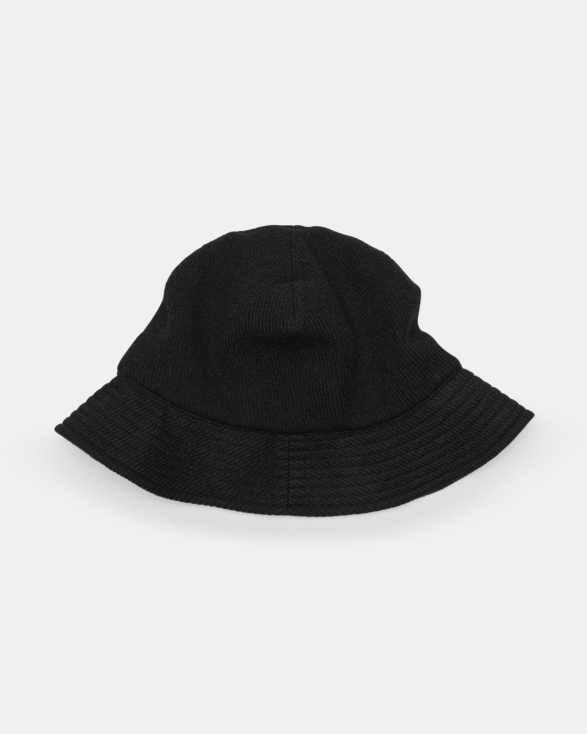 Found Feather - 1 Panel Military Sun Hat - Black - UP THERE