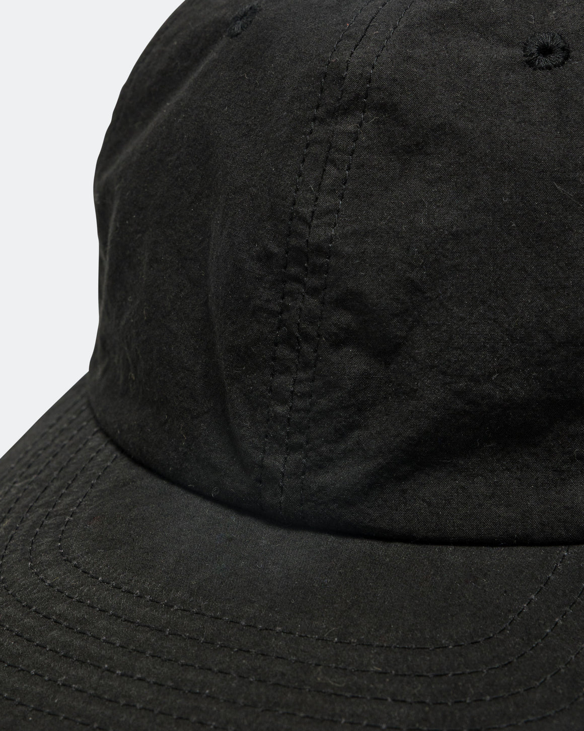 Found Feather - 6 Panel Strap Back Cap - Black - UP THERE