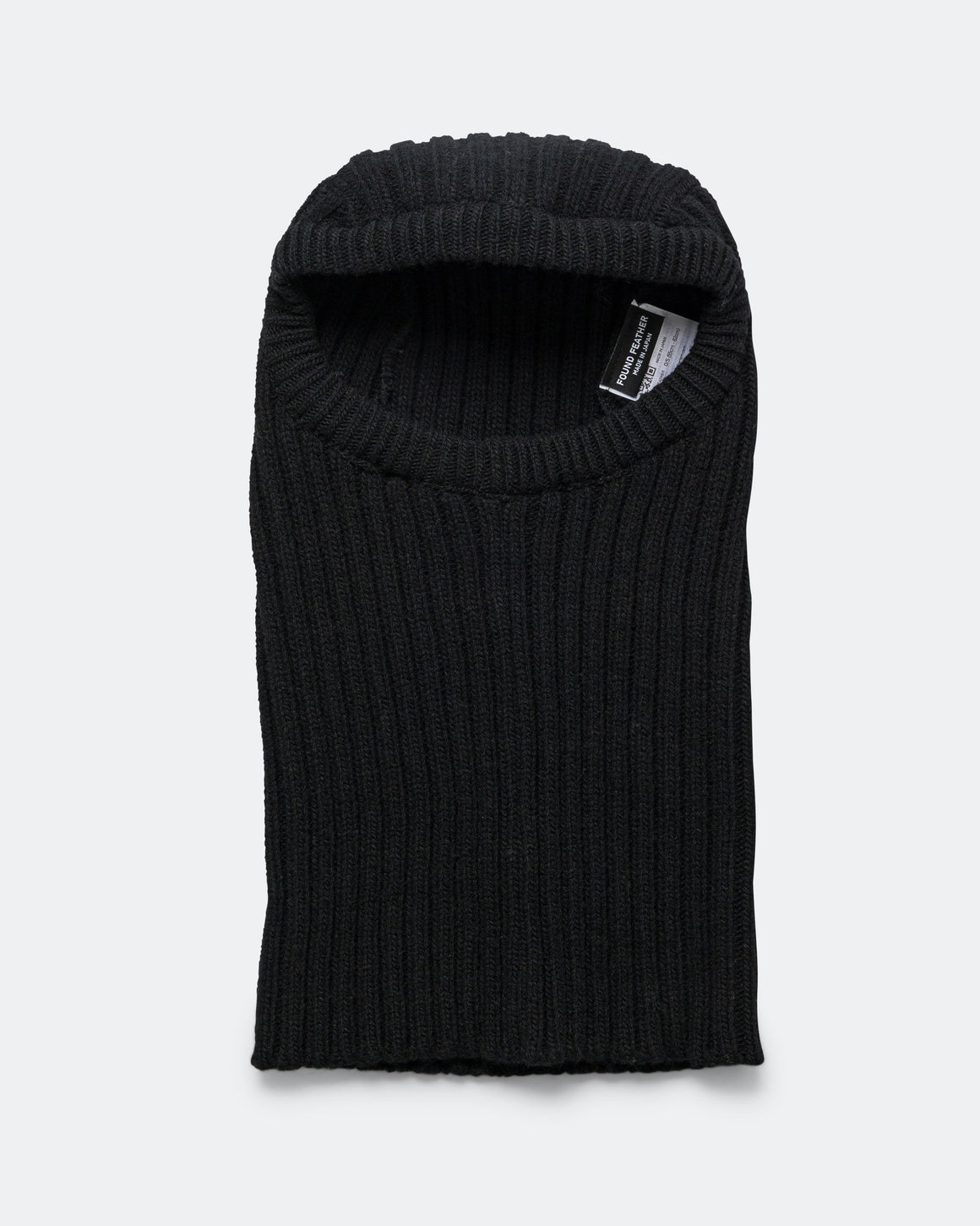 Found Feather - Balaclava Lambswool Blend - Black - UP THERE