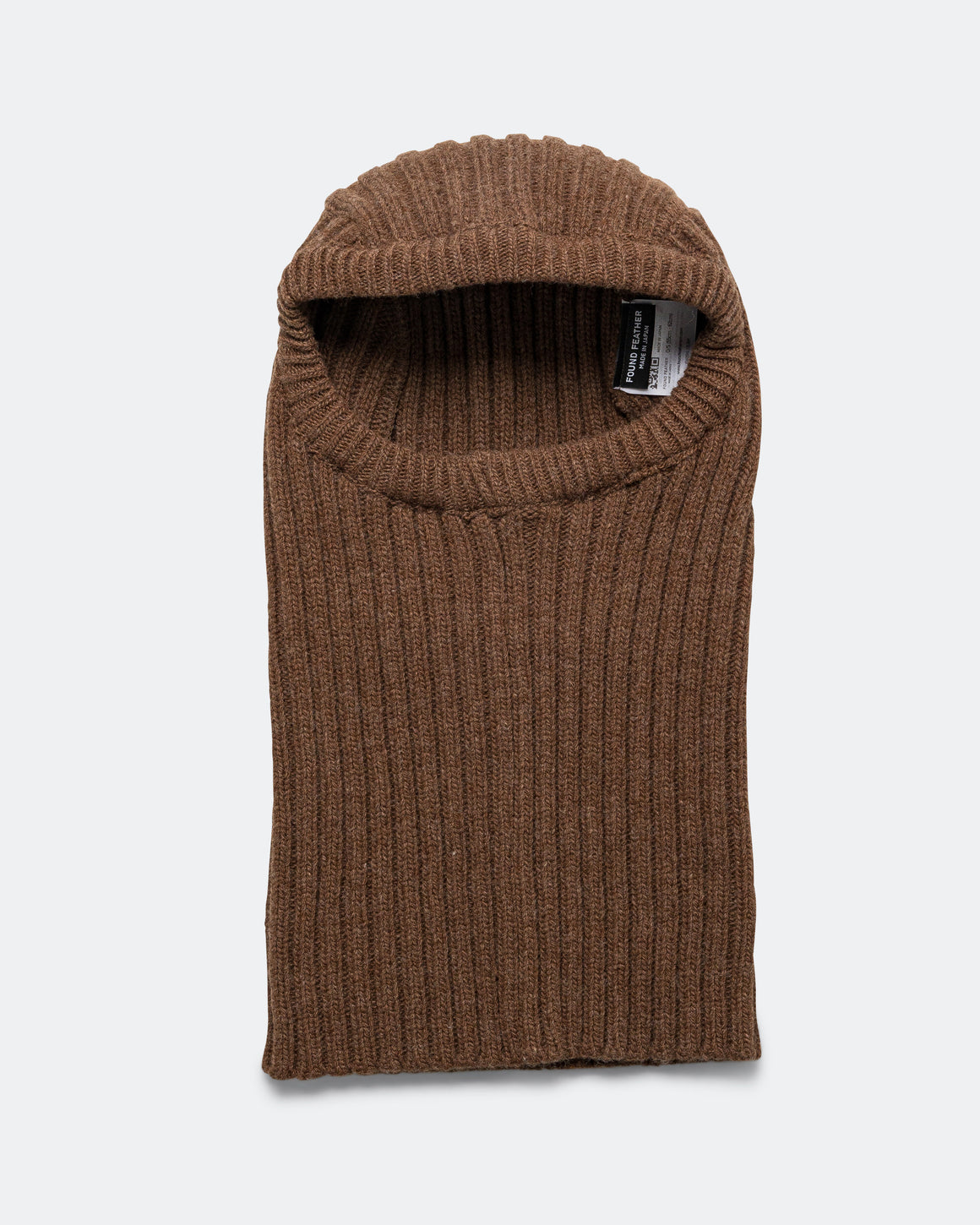 Found Feather - Balaclava Lambswool Blend - Brown - UP THERE
