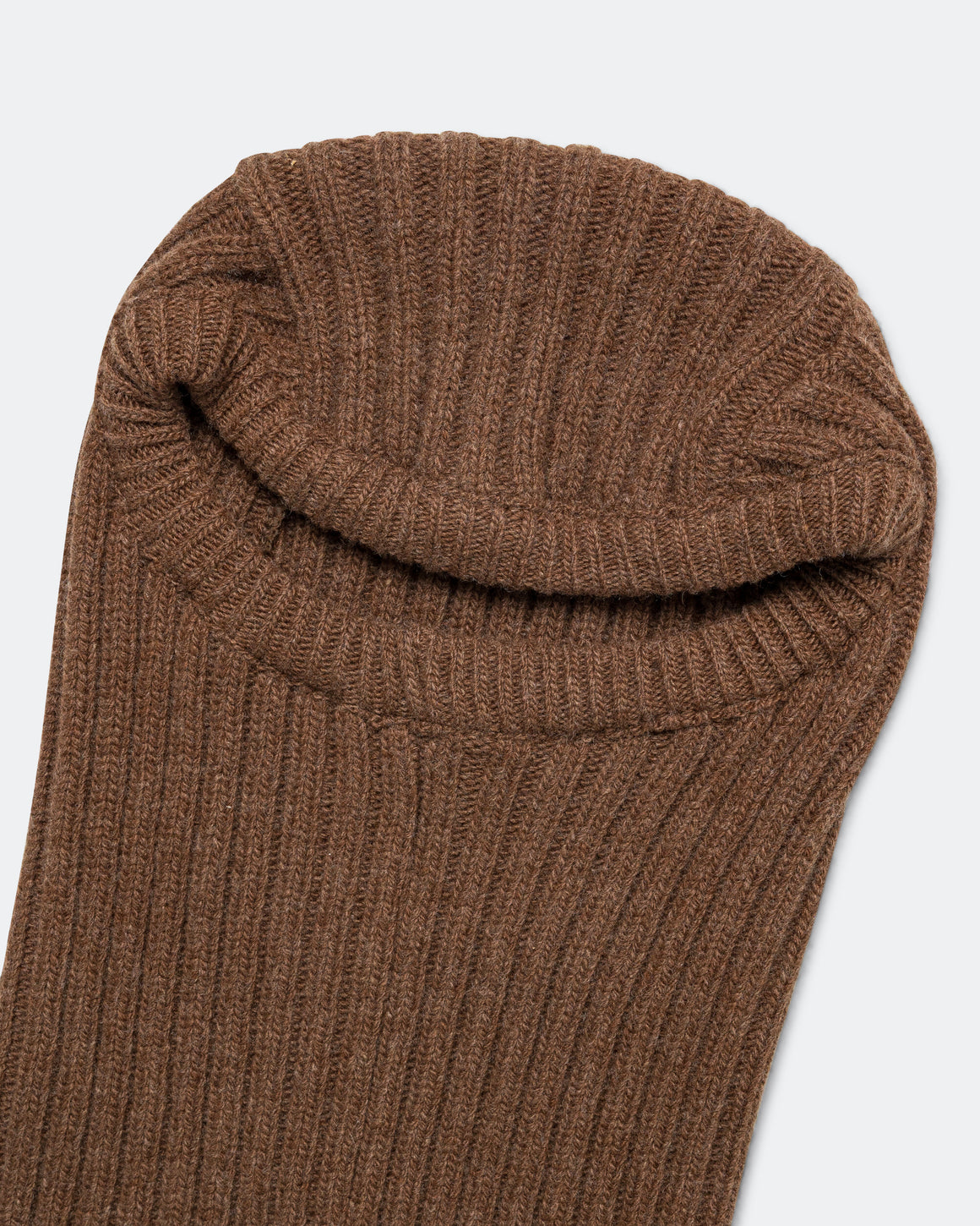 Found Feather - Balaclava Lambswool Blend - Brown - UP THERE