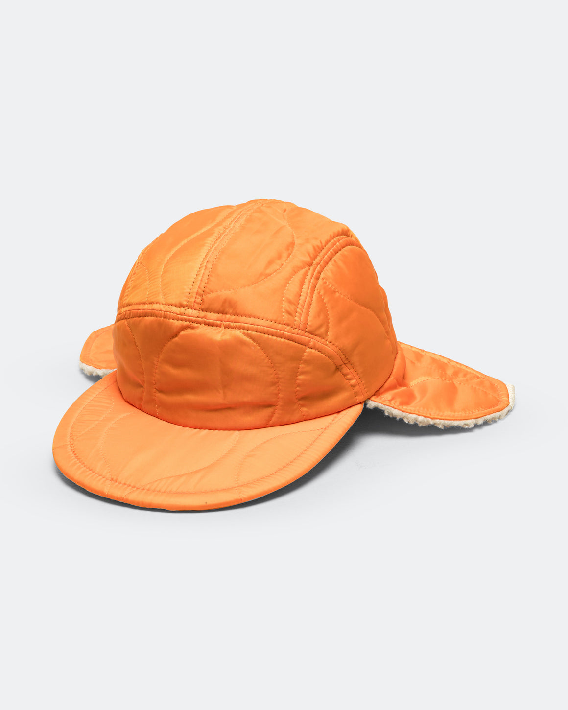 Found Feather - Halfmoon Cap w/ Ears - Orange - UP THERE