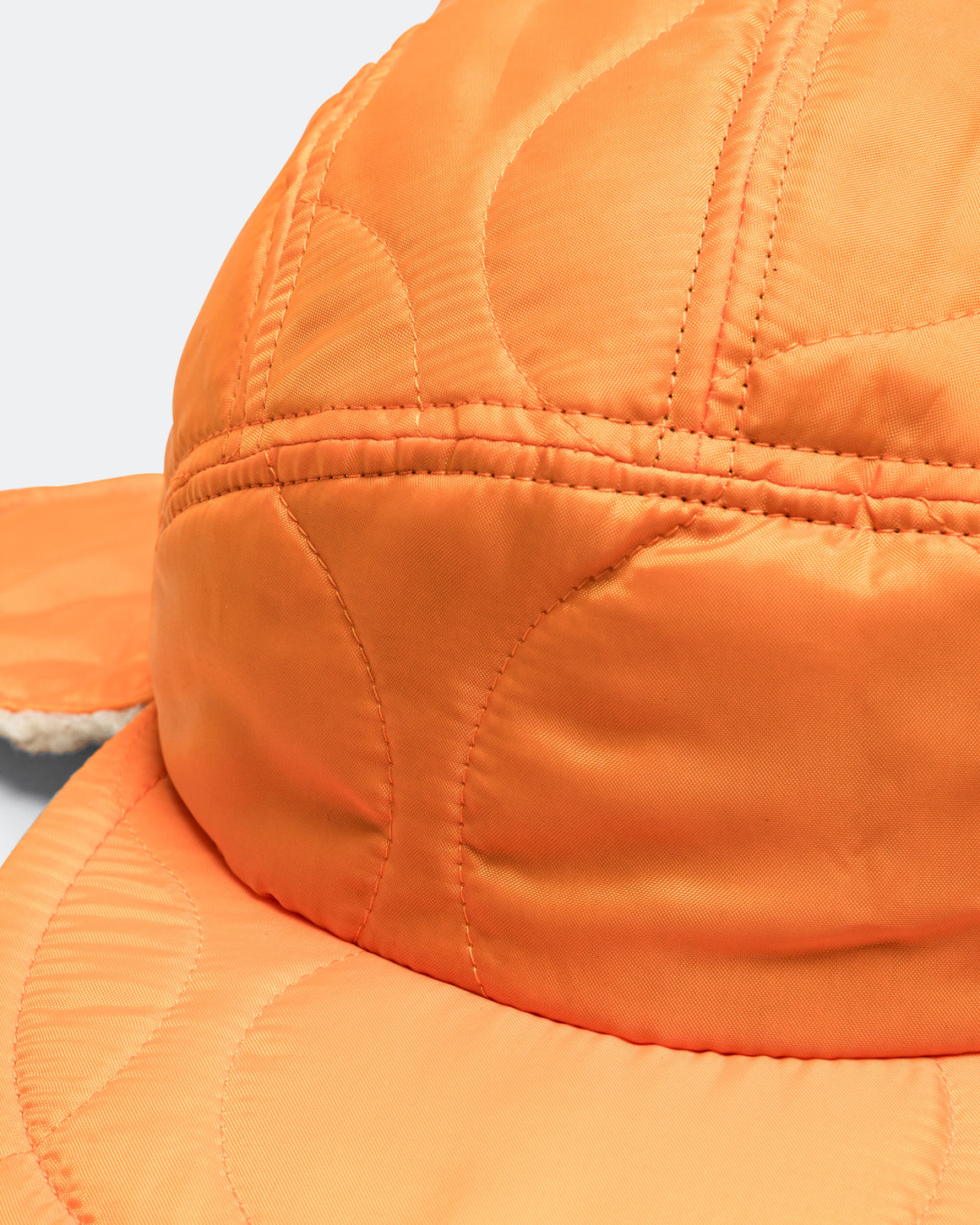 Found Feather - Halfmoon Cap w/ Ears - Orange - UP THERE