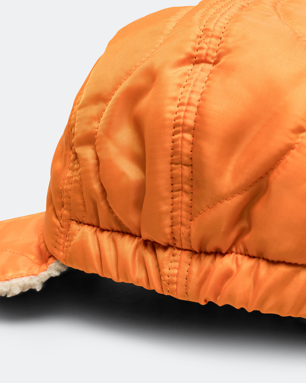 Found Feather - Halfmoon Cap w/ Ears - Orange - UP THERE