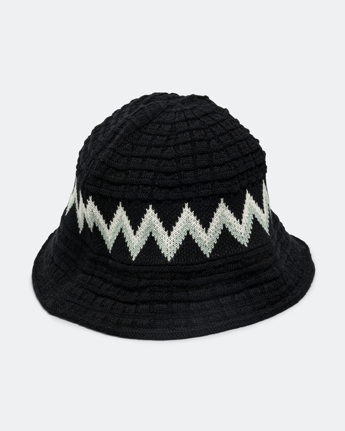 Found Feather - Waffle Tulip Hat - Black - UP THERE