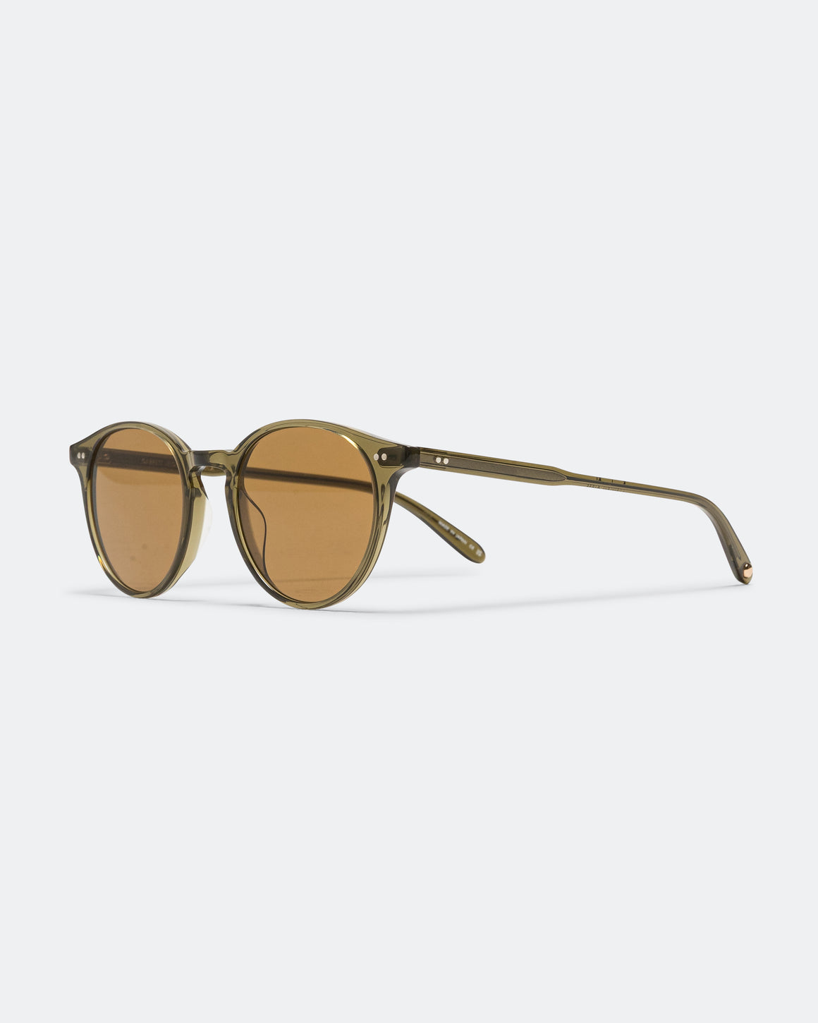 Garrett Leight - Cyprus Sun 47 - Willow/Semi-Flat Pure Coffee - UP THERE