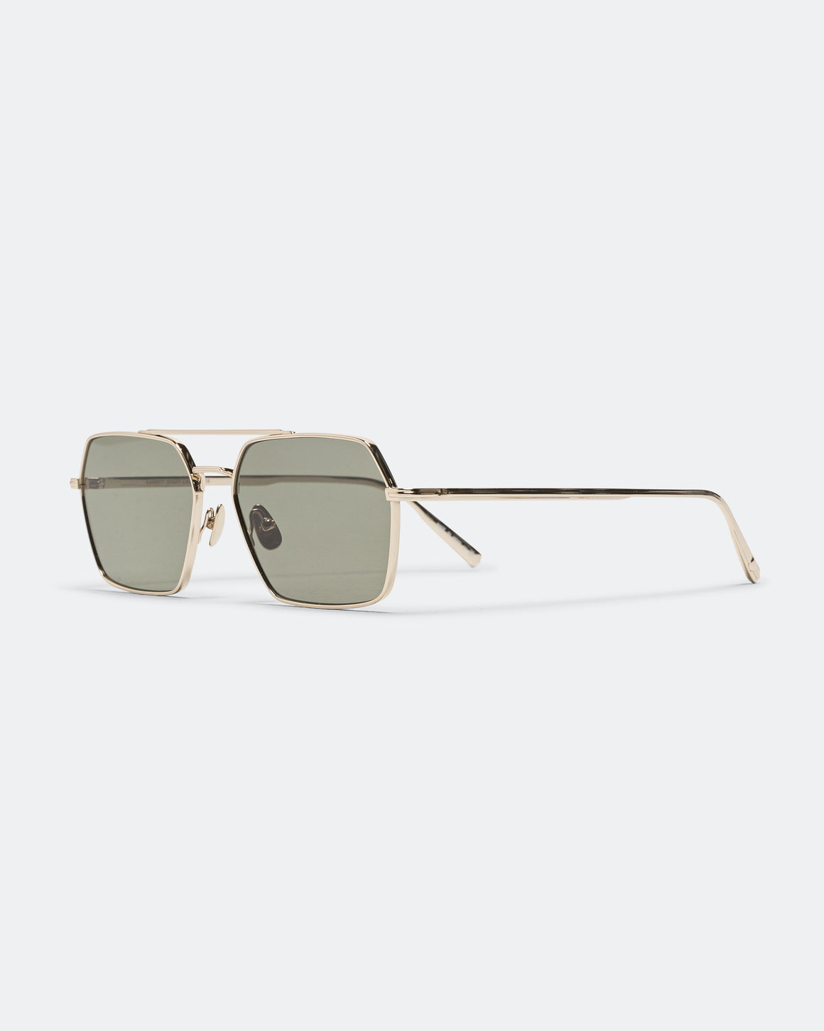 Garrett Leight - Alta Sun 57 - Radiant Gold /Semi-Flat Green - UP THERE