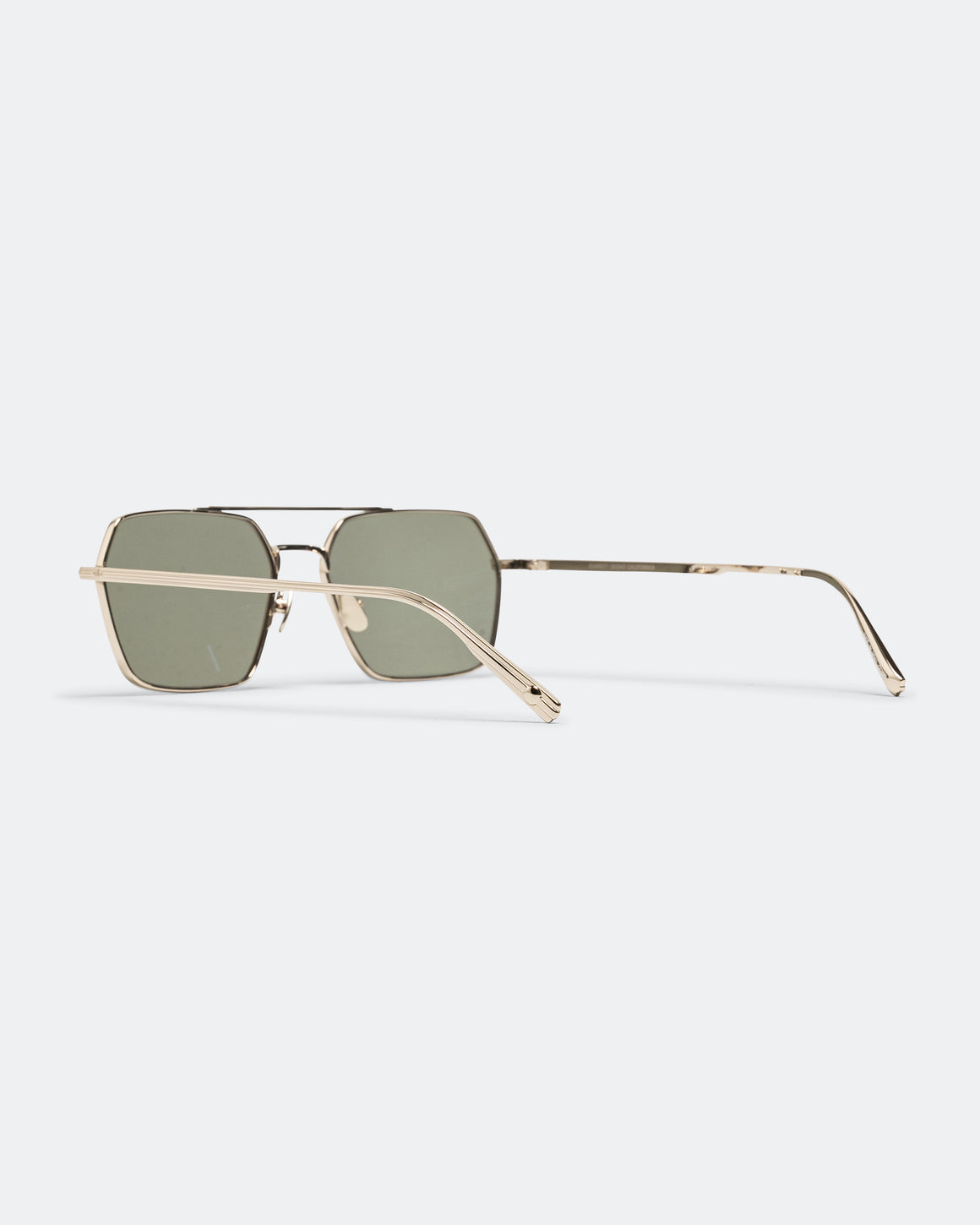 Garrett Leight - Alta Sun 57 - Radiant Gold /Semi-Flat Green - UP THERE