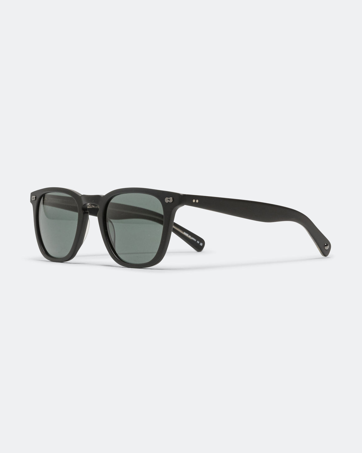 Garrett Leight - Brooks X Sun 48 - Matte Black/Pure Blue Smoke - UP THERE
