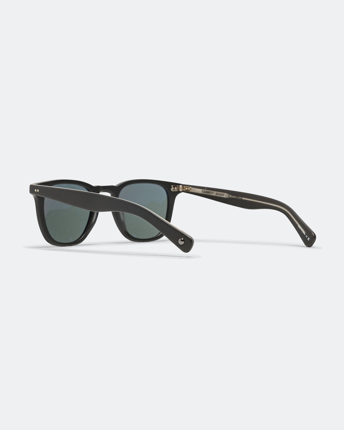 Garrett Leight - Brooks X Sun 48 - Matte Black/Pure Blue Smoke - UP THERE