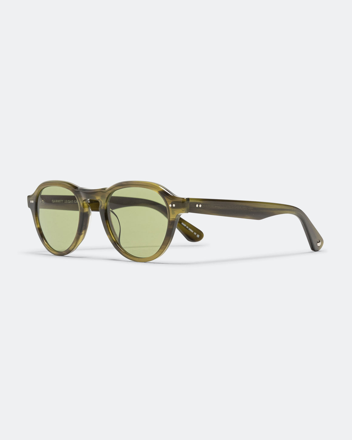 Garrett Leight - McNally Sun 48 - Douglas Fir/Lime - UP THERE