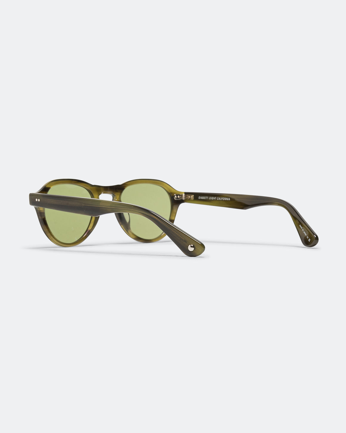 Garrett Leight - McNally Sun 48 - Douglas Fir/Lime - UP THERE